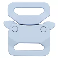 Blue Silicone 20 mm Safety Buckle