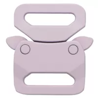Purple Silicone 20 mm Safety Buckle