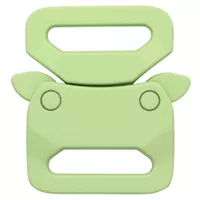 Green Silicone 20 mm Safety Buckle
