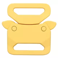 Yellow Silicone 25 mm Safety Buckle