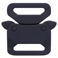 Navy Blue Silicone 25 mm Safety Buckle