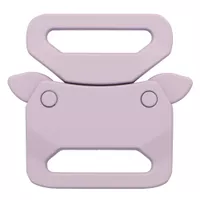 Purple Silicone 25 mm Safety Buckle