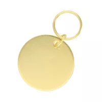 Brass Plated Stainless Steel 30 mm Pet ID Tag 
