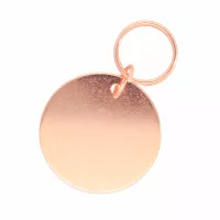 Rose Gold Stainless Steel 30 mm Pet ID Tag 