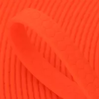 PVC HEXA Coated Webbing 'Neon Orange' 10 mm