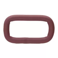 Maroon Silicone 25 x 4 mm Stainless Steel Square Ring