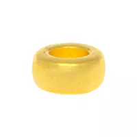 Gold Round Alloy Ring 7x4, 3mm