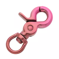 Swivel eye Clip Carabiner 'Pink & Copper' 60 mm