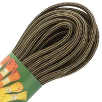 Black & Gold Stripes Paracord 550 Type III - ca. 10 mtr