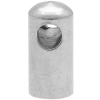 4 mm Stainless Steel End Cap With Hole 