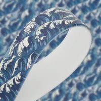Waves BioThane ‘BETA’ ® UV-printed 25 mm - Strip of 1 Meter
