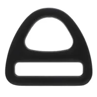 Harness Triangle D-ring 25 x 4 mm Black