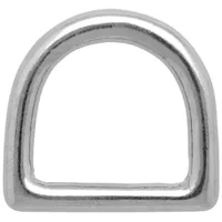 Chrome Plated Brass 16 x 3 mm D-ring