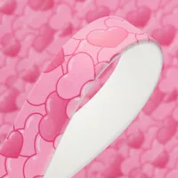 Bubblegum Hearts BioThane ‘BETA’ ® UV-printed 25 mm - Strip of 1 Meter