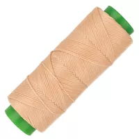 Beige 1 mm Movi Waxed Polyester Cord 