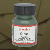 Olive - Angelus Acrylic Leather Paint - 29.5 ml (1 oz.)