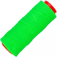 Neon Green Politer Waxed Polyester Cord 1 mm - 100 Meter