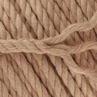 Nude Beige 5 mm Macramé Twisted Cotton Rope