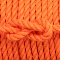 Orange Cotton Twisted Rope - Ø 10 mm