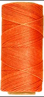 Orange #30 - 0.75 mm - Linhasita Waxed Polyester Cord (PE-3)