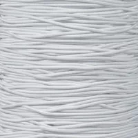 White - Elastic Cord 2.5 mm