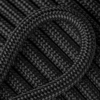 Black 6mm 100% Recycled Rope (rPET) (PES)