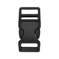 POM-Buckle Plastic Black 15 mm (5/8")