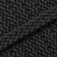 Anthracite PPM Cord - Ø 8mm. (hollow)