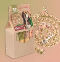 DIY Kit ''Lilly'' - Make your own Aztec Sun Bar Dog Leash 