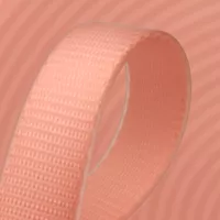 PVC Coated Webbing Transparent 'Pink' 20 mm