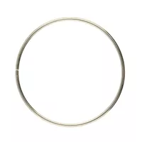 8 cm Macramé Metal Circle Ring
