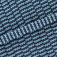 Midnight Blue & Baby Blue Shockwave Paracord 550 Type III