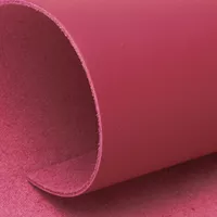 Dark Pink Siena Nappa Leather Panel (25 cm x 36,5 cm)