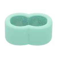 Turquoise 10 mm Small Double Slider