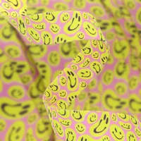 Woven Recycled Polyester strap Smiley - 25 mm