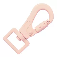 Pastel Pink Silicone 70 mm - 20 mm Snap Hook Lock