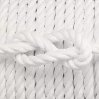 Snow White Cotton Twisted Rope - Ø 10 mm