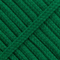 Grass Green - Spun cord - Ø 6mm. (Flat/coreless)