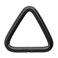 Delta Triangle Ring Steel 30 x 5 mm Black