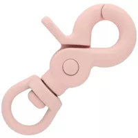 Pink Silicone 60 mm Swivel eye Clip Carabiner 
