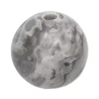 Round Marble Mineral Bead - 8 x 8 mm, 1 mm
