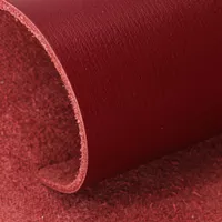Wine Red Siena Nappa Leather Panel (25 cm x 36,5 cm)