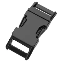 ZINC-MAX Zinc Curved Buckle Black 20 mm (3/4")