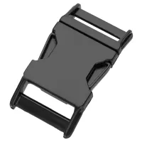 ZINC-MAX Zinc Curved Buckle Black 25 mm (1")