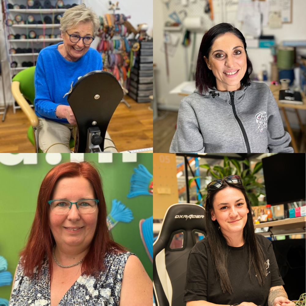 Paracord.eu ambassadeurs Helmy Stolwijk, Evi Nelissen, Daria Costa, Alexandra Istrate